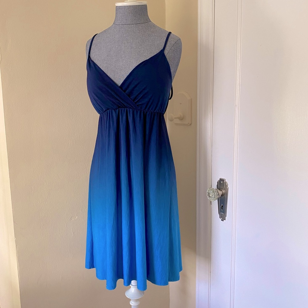Jordan Taylor Ombré Blue Dress Size M